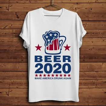 

vote beer or taco 2020 funny t shirt men summer new white casual homme cool presidential election t-shirt