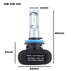 

Low energy bulb, 50W, 8000lm, H11, LED headlamp kit, Toyota RAV4 3rd, automotive headlamp gen.x30 nonfl (2008)