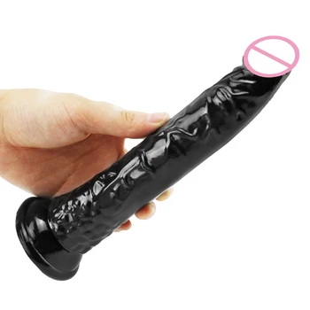Black Strap On Dildo For Women Sex Tools for Masturbator Big Dick Huge dildo Realistic Sex Toys for Woman Female Masturbation 2