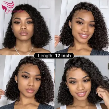 

Curly Bob WIG Brazilian Curly Headband Wigs No Lace Front Wigs Perruque Cheveux Hair For Black Women