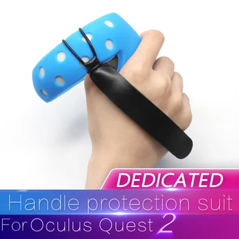 

Protection Strap Silicone Protective Case for Oculus Quest 2 VR Accessories Oculus Quest 2 Controller Grip Handle