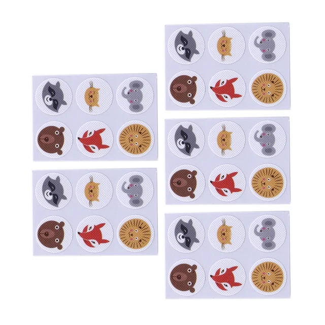 10 Lapos = 60Db Rajzfilm Szúnyogi Javító Négyzet Alakú Széria-Visszataszító Tapasz Matricák Gyermekeknek Kisgyermekek Csecsemő Gyerekek - Image 4