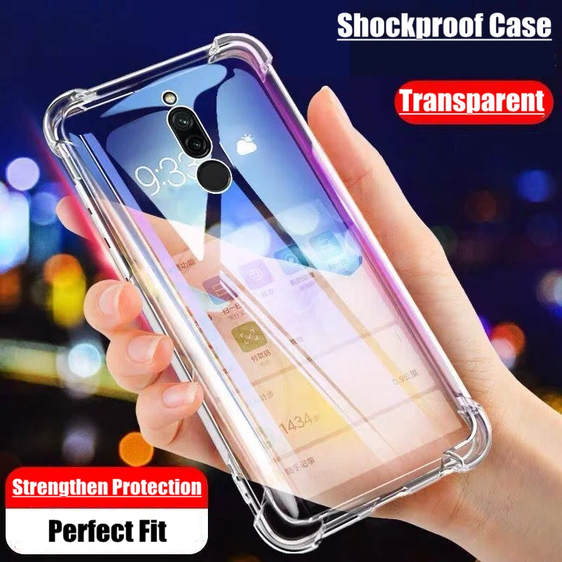 

Case For Xiaomi Redmi 8 8A Luxury Transparent Shockproof Cover For Xiomi Redmi8 Redmi8A Redmi 6 6A 7 Note 4x 4 5 6 pro Fundas