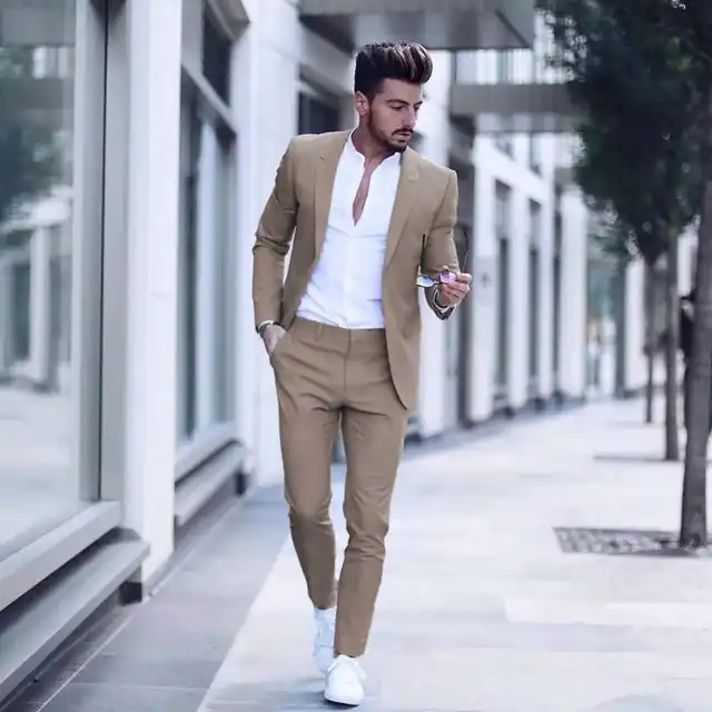 traje masculino casual