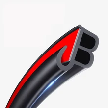 3 м автомобильный Стайлинг BJ прокладка уплотнения двери стикер багажника звукоизоляция водонепроницаемый уплотнительный стикер Универсальный Автомобильный внешний аксессуар