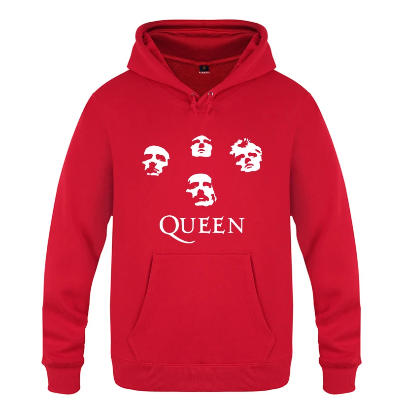 Тяжелый металл рок группа queen толстовки мужские мужские пуловеры флисовые толстовки с капюшоном