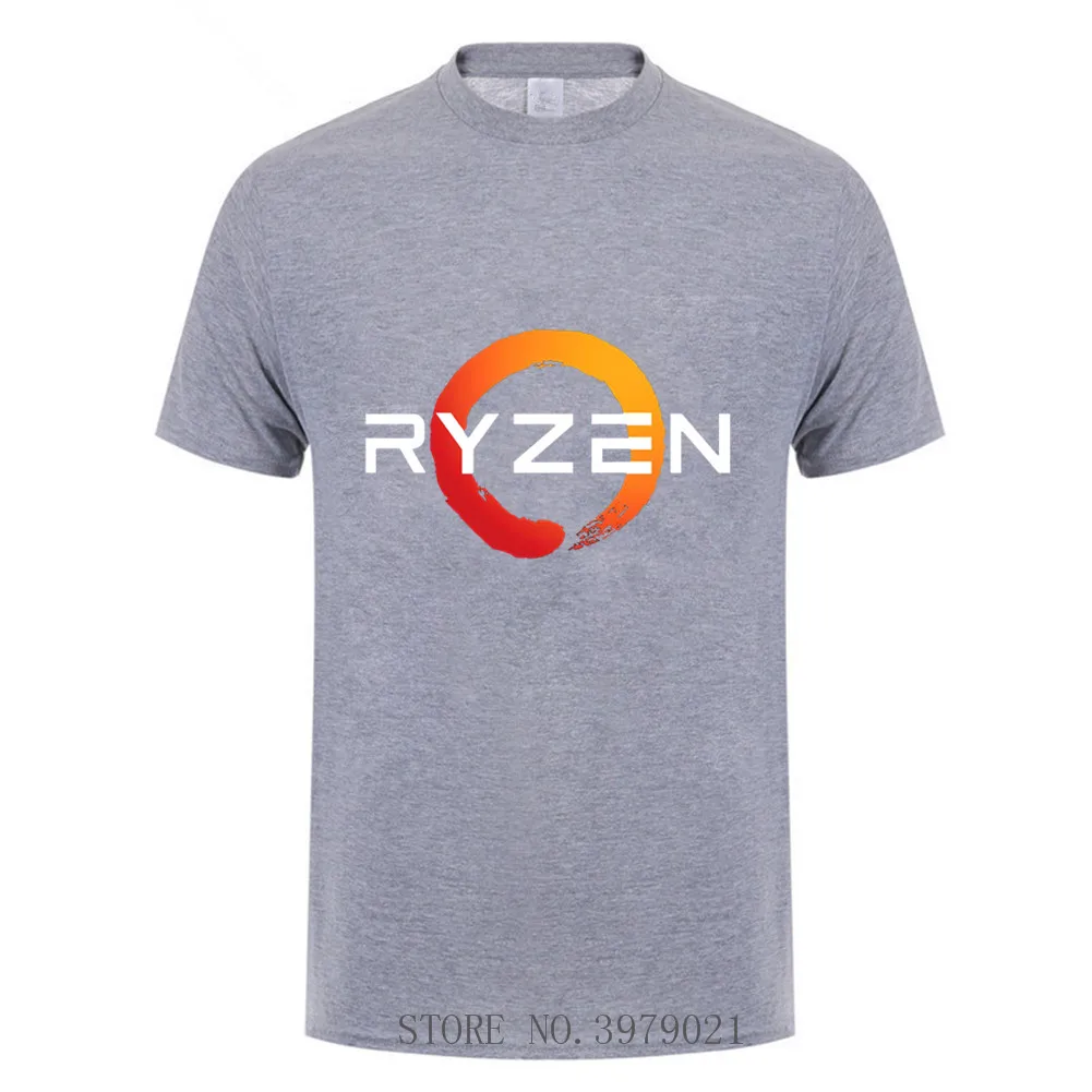 Лидер продаж 2019 забавная хлопковая Футболка PC CP uпроцессор AMD RYZEN для мужчин