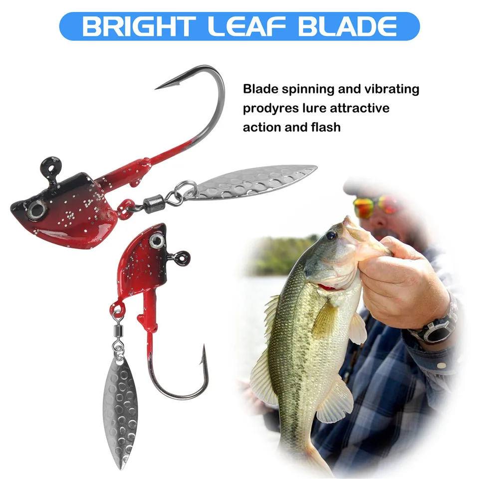 50 Pcs-Lot Tête Gabarit Plomb Crochet Pêche 1g 1.5g 2g 2.5g 3.5g 5g 7g Crochets Gabarit Leurre