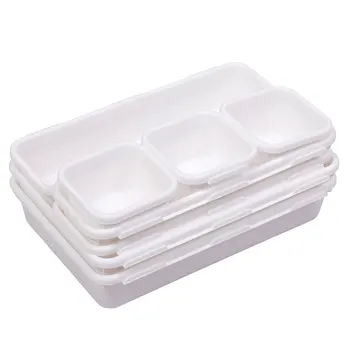 

8 Pcs Cluttery Drawer Organizers Storage Best Interlocking Narrow Drawer For Bathroom Office Multipurpose Desk Drawer Organizer