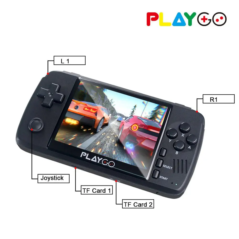 Jogador de Jogo Construído em Mais Jogos para Nes - para ps Atualizado Playgo Emulador Console Polegada Ips Tela Handheld 1000 - Arcade 3.5 - Image 4