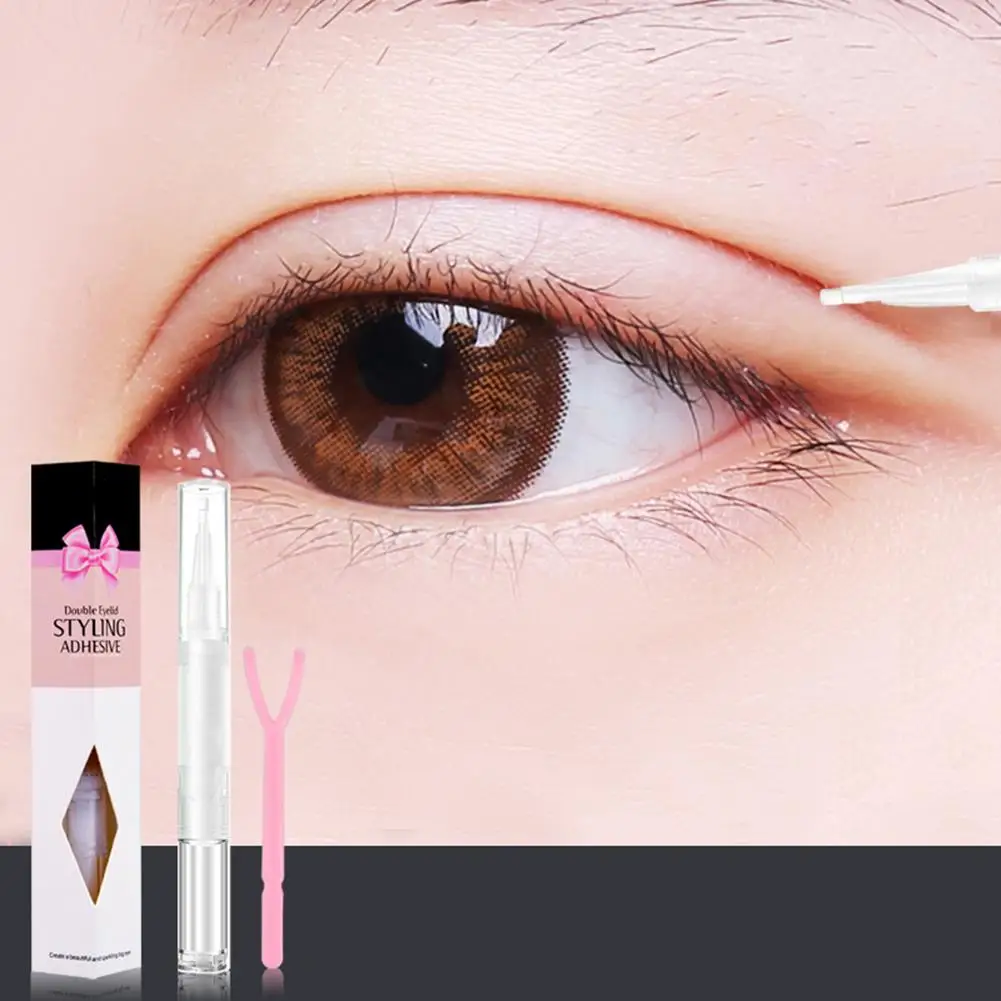 5ML Professional Invisible Double Eyelids Big Eye Not Glue Transparent Eyelid Super Stretch Fold Lift Eyes Styling Shaping Tools