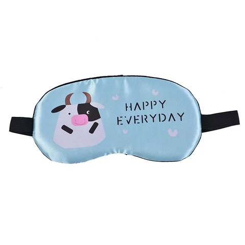 Cover Sleeping Mask Cotton Cartoon Cute Creative Funny Eyepatch Sleep Mask Travel Relax Eye Band Sleeping Aid Blindfold
