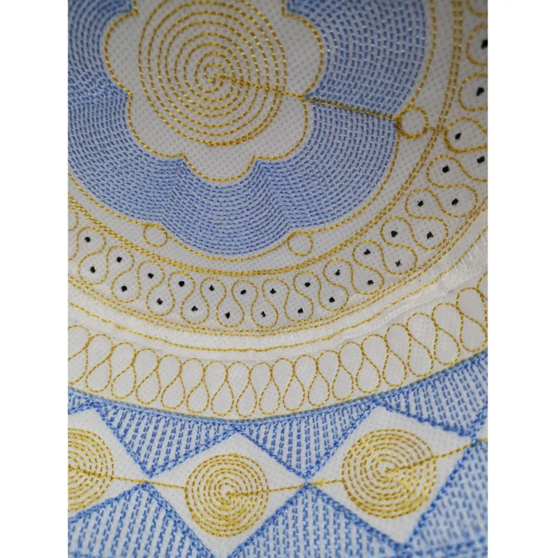 Men Blue Yellowe Arab Caps Topi Kidouch Islamique Chapeau Hats Muslim Nigerian Traditional Arabe Bonnet India Sombreros