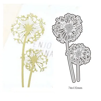 

Dandelions Metal Cutting Dies Stencil Scrapbooking DIY Album Stamp Paper Emboss