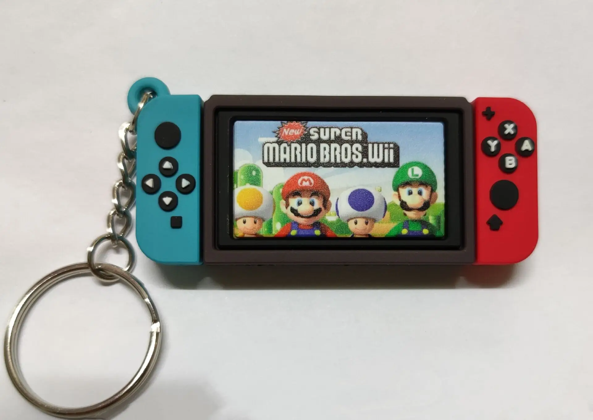 Details about   Super Mario Bros Luigi Mario Keychain Key Ring Pendant Key Chains Jewelry Gift