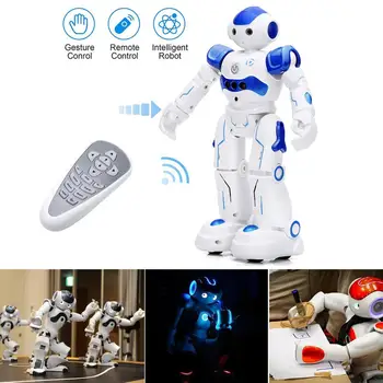 

Smart Robot Toy Mini Fun Dancing Robot Toys Led Light Music Hyun Dance Robot Gift for Kids party Christmas gifts Drop Shipping