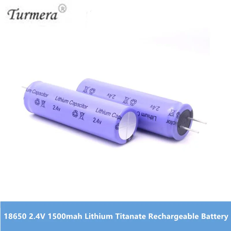 18650 2.4V 1500mah Lithium Titanate Rechargeable Battery2