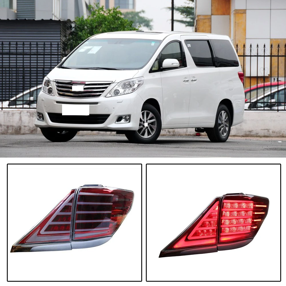 Задний светодиодный фонарь CAPQX для Toyota Alphard 2008 2013 задний стоп сигнал поворота 2