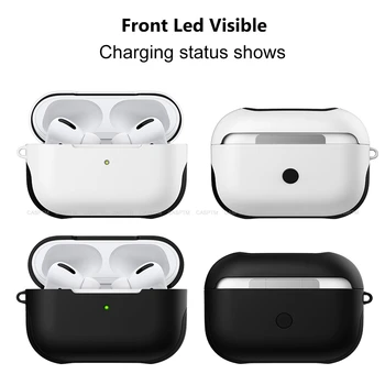 

Wireless Charging Case For Apple AirPods Pro 2019 TPU with PC Protective Skin Cover Shell Earphone Protective Case For AirPods 3