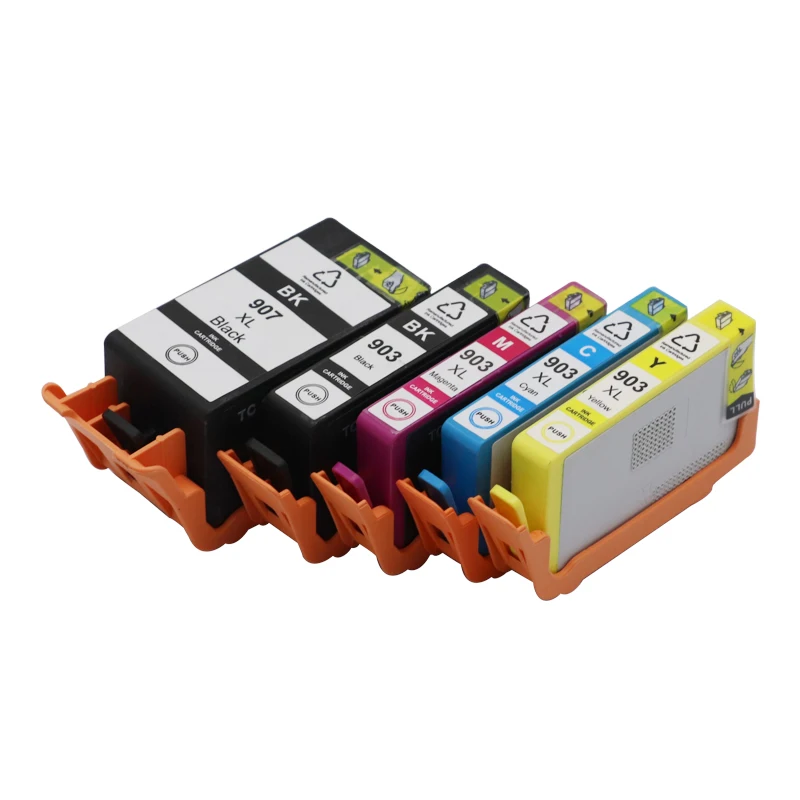 4 цвета для HP903 903XL совместимый чернильный картридж для HpOfficejet Pro 6960 6961 6963 6964 6965 6966 принтер для HP907 907XL