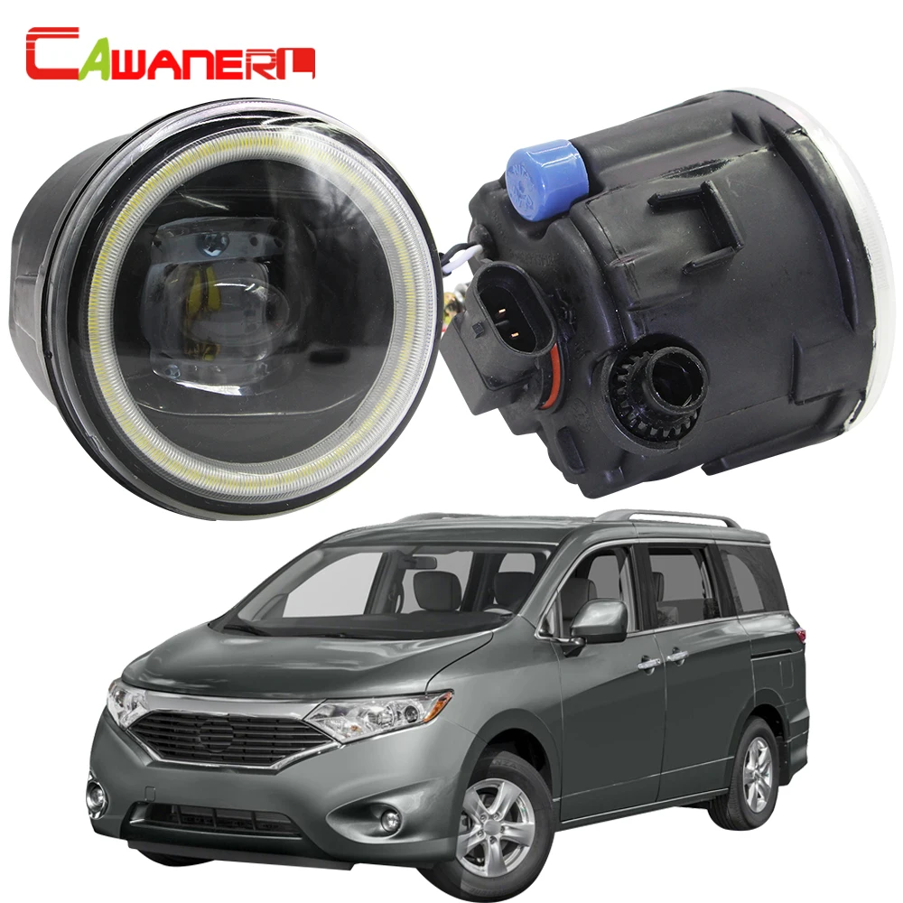 Cawanerl для Nissan Quest автомобиля H11 светодиодный лампы 4000LM туман светильник глаза