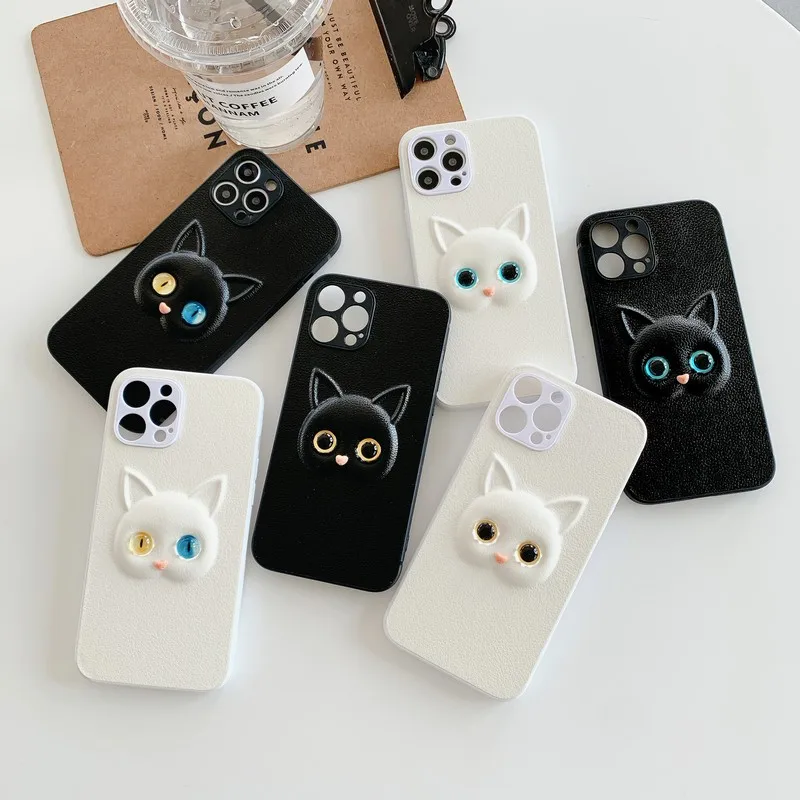 Новый высококачественный чехол с мультяшным котом для iphone12promax 12 11 promax XR xs7 8Plus SE2020