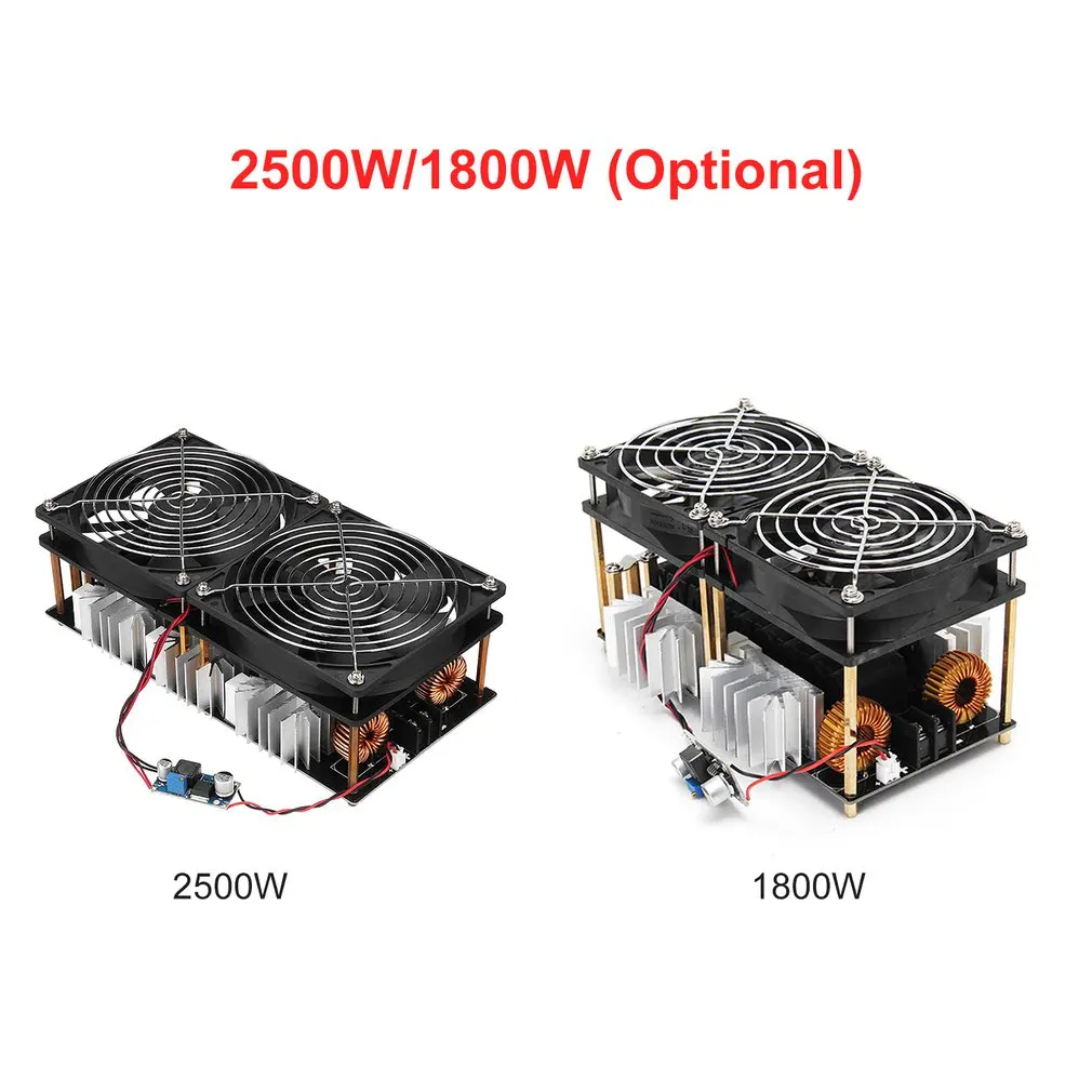 1800W/2500W ZVS Induction Heater Induction Heating Machine PCB Board Module Flyback Driver Heater C