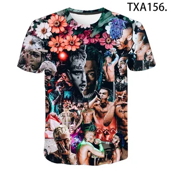 

2020 summer fashion new product xxxtentacion 3D print t-shirt men's and women's T-shirt T-Shirt Top Casual children's wear