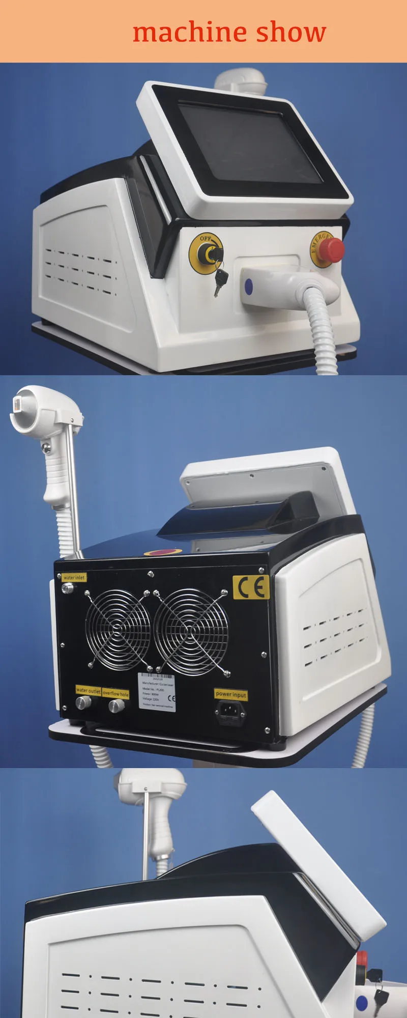 1200W 808Nm 755 1064nm Diode Laser Device Hair Removal Alexandrite Laser for best hair removal effect