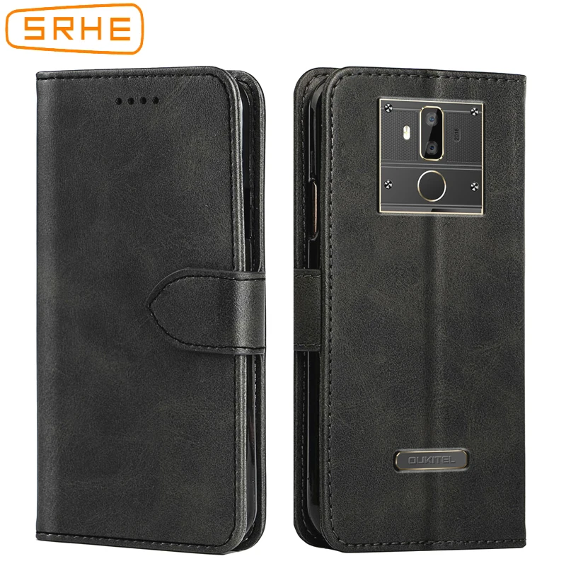 SRHE чехол для Oukitel K7 Чехол Флип Кожа Роскошный силиконовый Магнитный кошелек на s