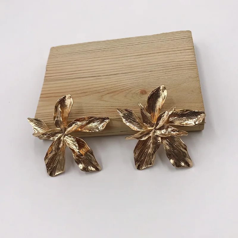 Kara&ampKale Boho Fashion Jewelry Dangle Earring Gothic Flower Shape Hyperbole Vintage Gold Big Earrings For Women Accessories | Украшения