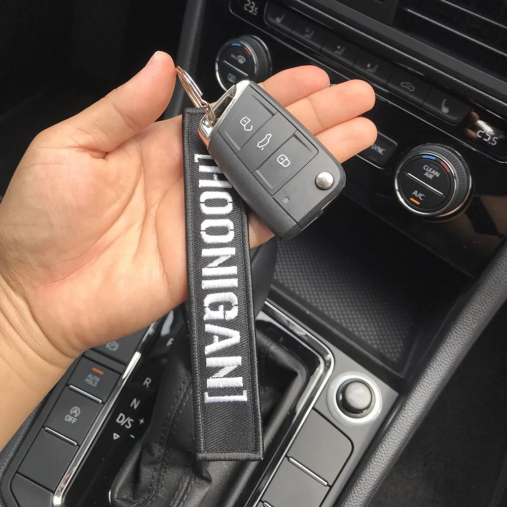 JDM Racing Style KEYCHAIN Both Side Key CHAIN Key Tag for JDM as Luggage Car Key Motorcycle Scooters Racing Biker Racing