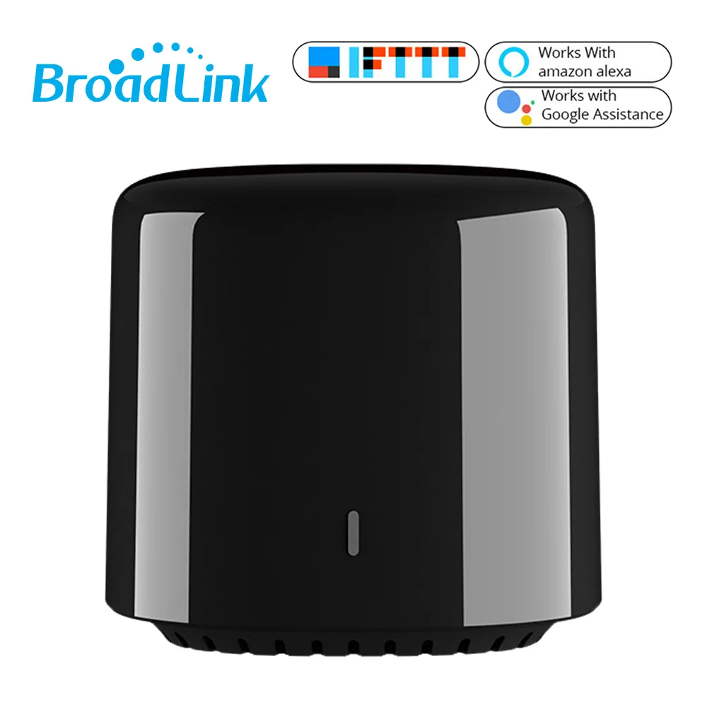Works with Alexa/Google Home/IFTTT TV Smart Remote for AC BestCon RM4C Mini Wi-Fi IR Blaster Smartphone Control on BroadLink App Projector Audio,DVD 