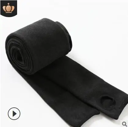 Горячая Распродажа теплые леггинсы для девушек женские зимние теплые обтягивающие леггинсы Стрейчевые трикотажные плотные штаны черные серые штаны - Цвет: Plus velvet12
