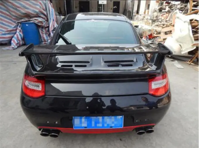 911 997 автомобильное заднее крыло из углеродного волокна фотосессия для Porsche GT3 2005
