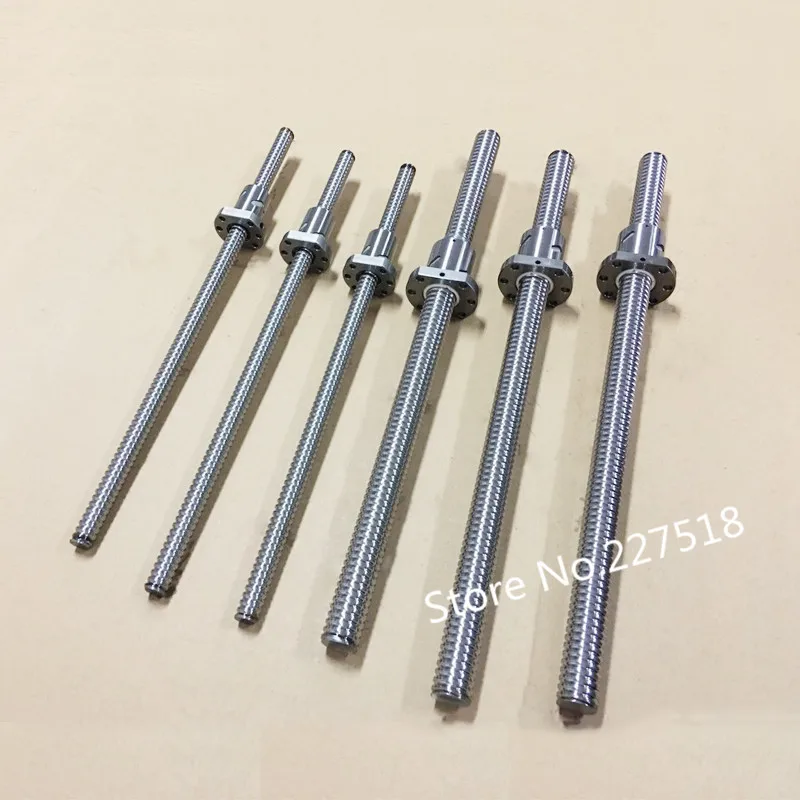 RM1605 левой резьбы шариковый винт SFU1605 350/400/500/600/700/800/900/1000 мм с шариковая гайка Стандартный конец механической обработке BK12BF12 ЧПУ части