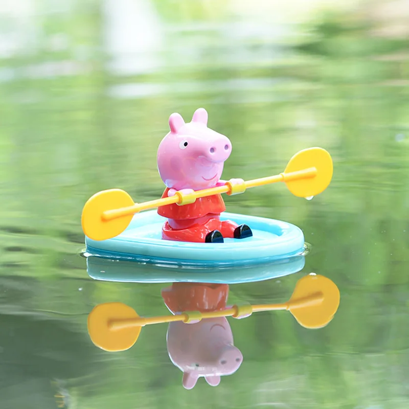 Свинка Пеппа игрушка для купания на лодке детская водные игрушки мальчиков и