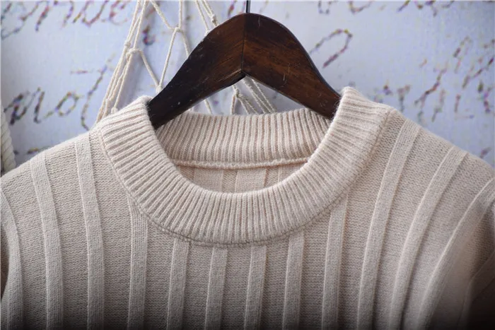 Японский мягкий женский свитер в стиле Лолиты, милый пуловер с большим белым кроликом и надписью, теплый вязаный джемпер