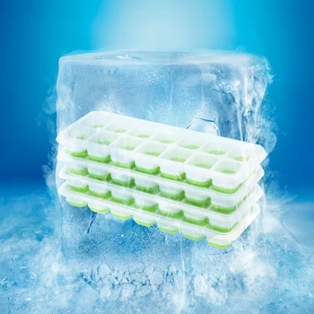 

Ice Cube Tray Ice Tray Jelly Pudding Mould Ice Cube Tray Mold for Drinks Silicone Ice Tray Square Bar Kitchen Accessories Summer