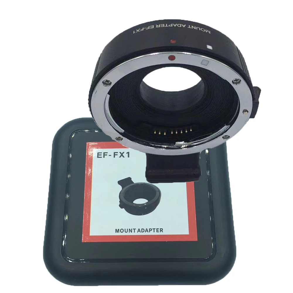 Foleto Ef-Fx1 Adattatore Per Montaggio Con Messa A Fuoco Automatica Per Obiettivo Canon Eos Ef Ef-S Per Fotocamera Fujifilm Fuji Mirrorless X-T3, X-H1