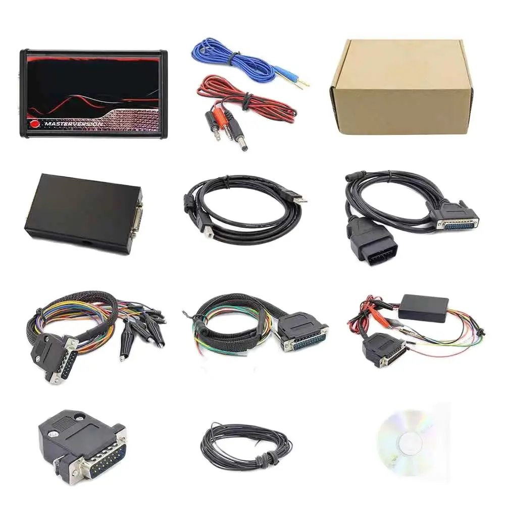 OBD2 V5.017 EU Red Master Online V7.020 полный корпус BDM ECU чип инструмент для настройки OBD II V2.53 V2.25