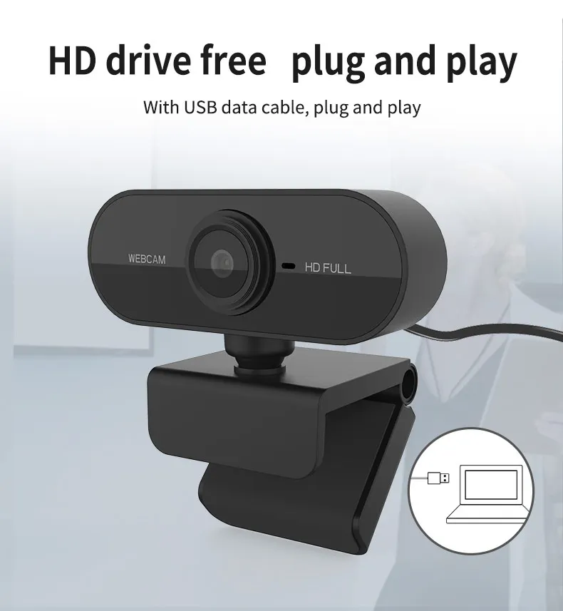 Веб камера PC01 с автофокусом USB Full HD 1080P микрофоном|Веб-камеры| |