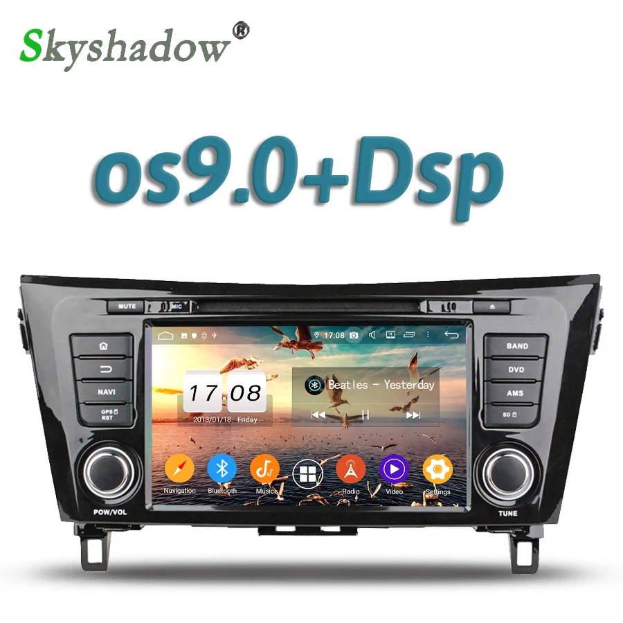 Автомобильный DVD плеер Android 10 4 Гб ОЗУ 8 ядер 32 ПЗУ GPS навигация карта RDS радио wifi