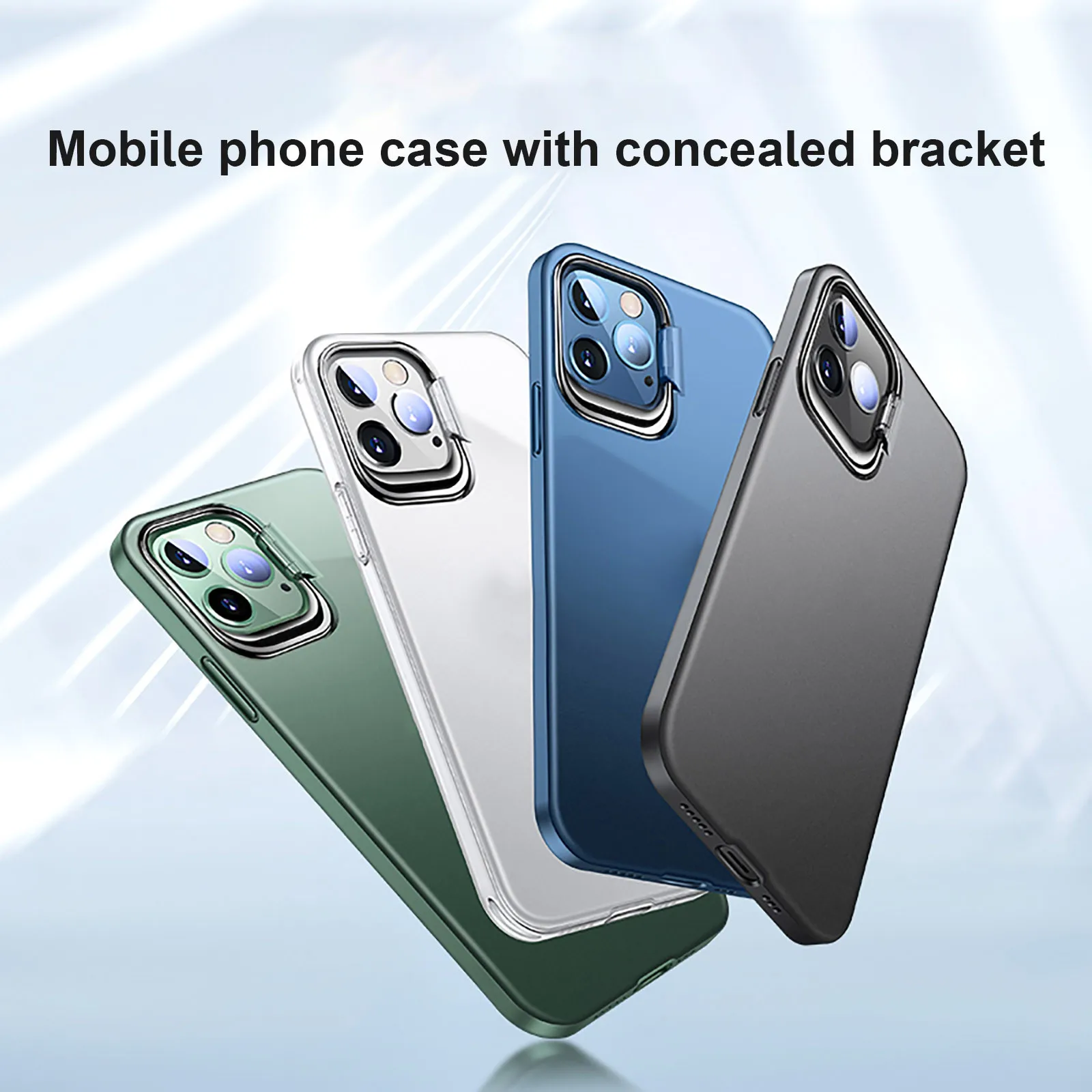Для Iphone12promax (6 7) чехол для телефона задняя крышка прозрачная защита от ударов при