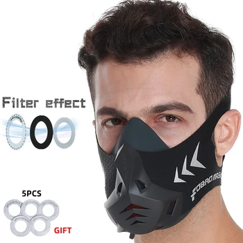 

FDBRO Training Sports Mask New Black Fitness Pro Workout Running Resistance Cardio Endurance Sport High Altitude Athletics Masks