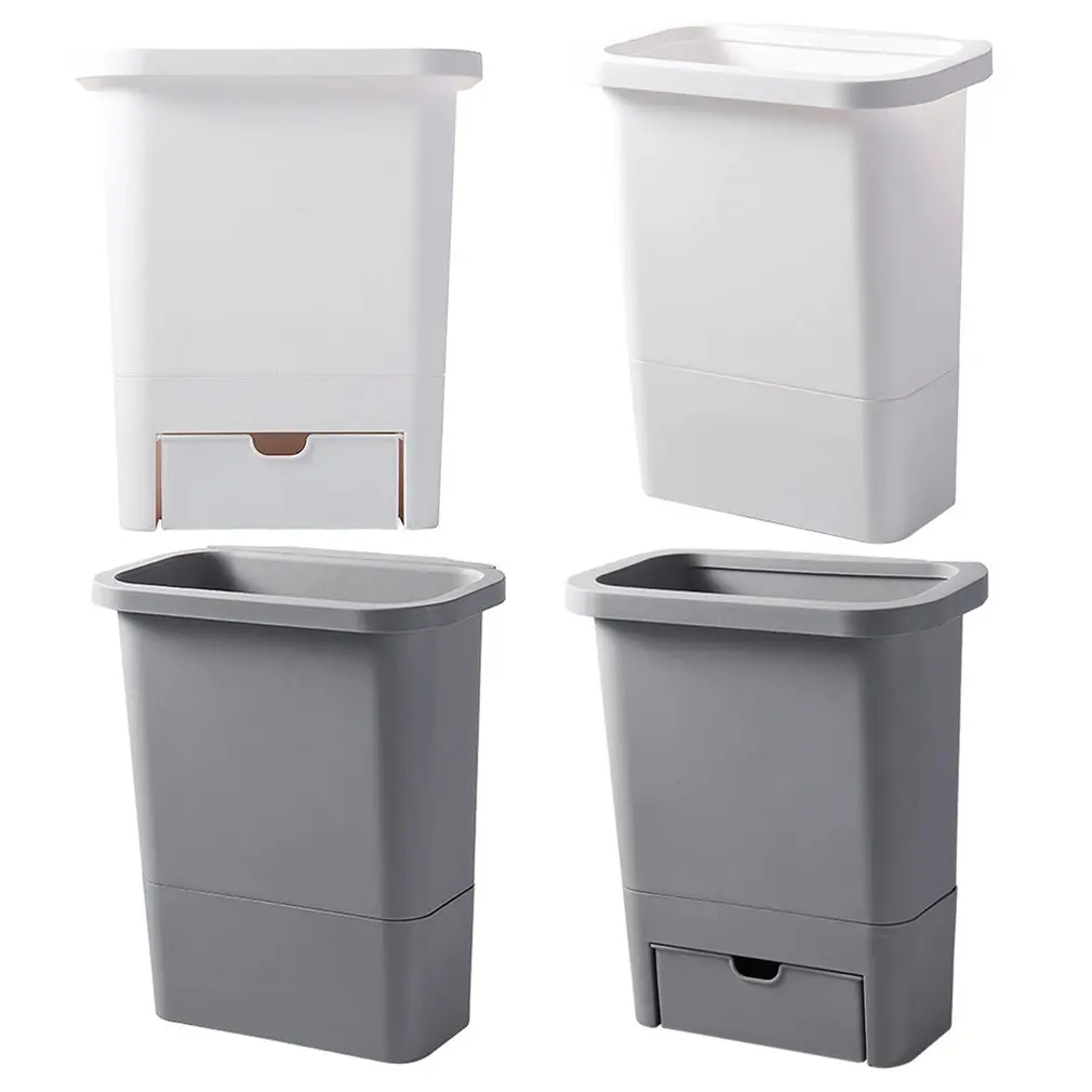 Kitchen Hanging Trash Can Home Countertop Cabinet Door Hanging Wall Hanging Cabinet Door Can Be Hanging Large Desktop Basket