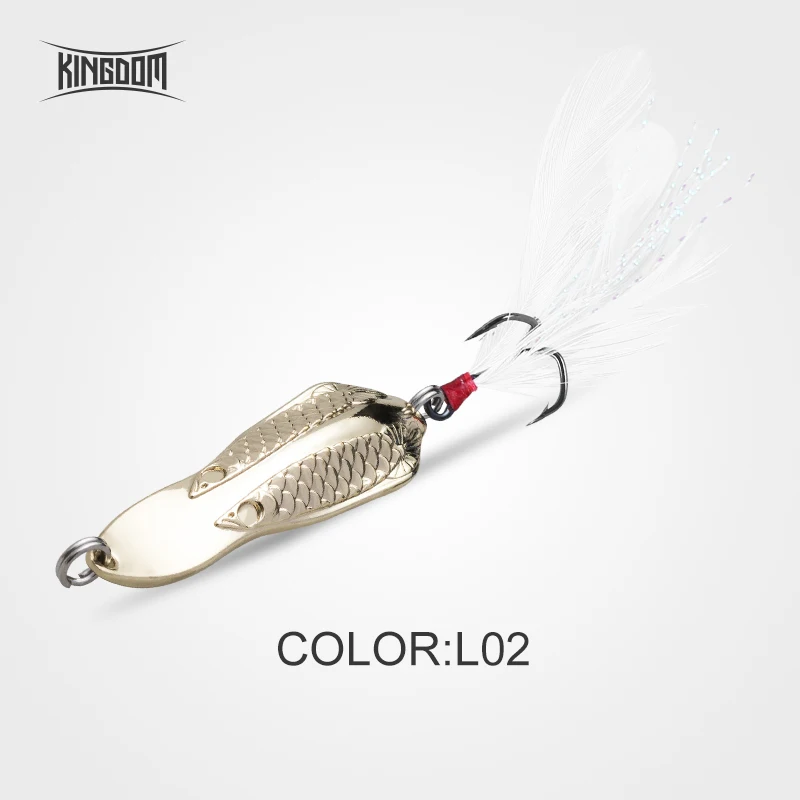 Kingdom Fishing Lure 21g 14g  Double Spinner Spoon Fishing