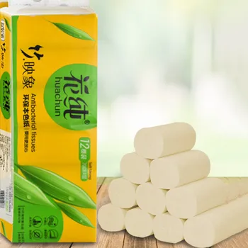 

Toilet Paper Bulk Rolls Bath Tissue Paper Household Bathroom Soft Household Tissue napkins Wholesale dropshipping