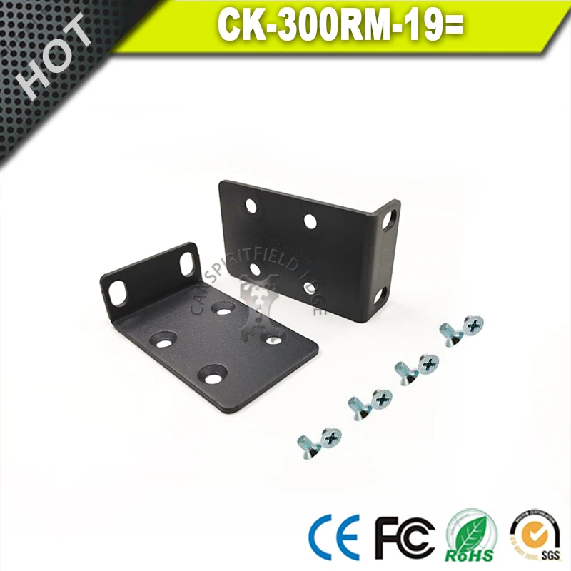CK-300RM-19 = 19 인치 (1RU) 랙 마운트 키트 호환/Cisco SF200-48 교체