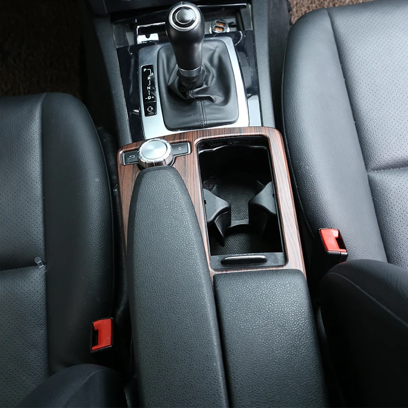 Для Mercedes Benz C Class W204 2008- автомобиль ABS центральная консоль подстаканник рамка отделка для Mercedes-benz E класс W212 2010-2011